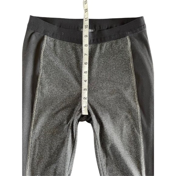 Eileen Fisher Recycled Polyester Herringbone Stretch Leggings Side Stripe XS - Picture 10 of 10